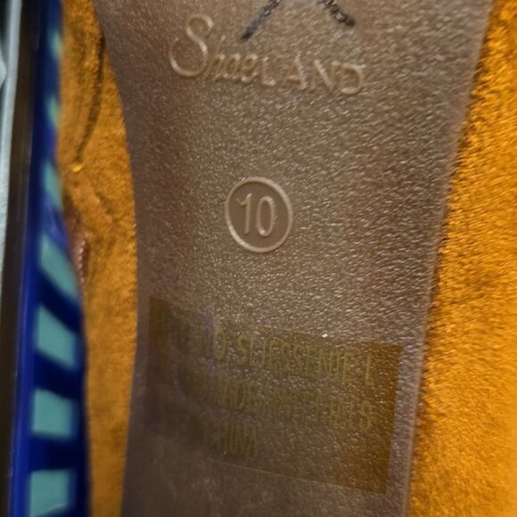 BRAND NEW SHOE LAND FAUX SUEDE ZIP SIDE SOCK BOOTS G1 - Picture 16 of 16